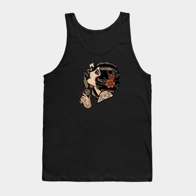 Smoking Kills Tank Top by Vinch Design